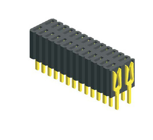 1.27mm 180度双排排母（1.27X2.54)