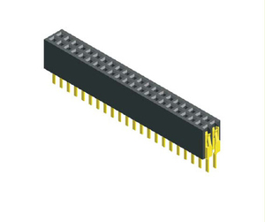 1.27mm 180度双排排母