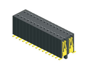 1.27mm 立贴双排排母（1.27X2.54)