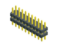 2.0mm 直针双塑双排排针